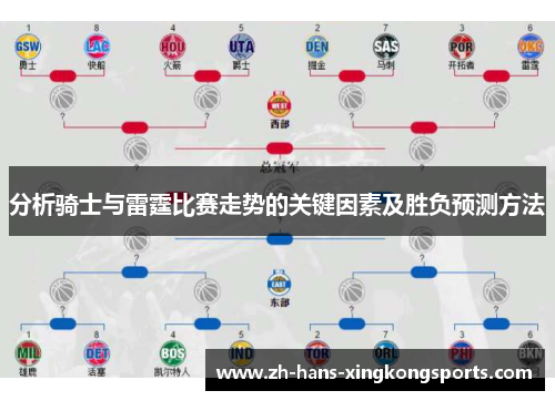分析骑士与雷霆比赛走势的关键因素及胜负预测方法